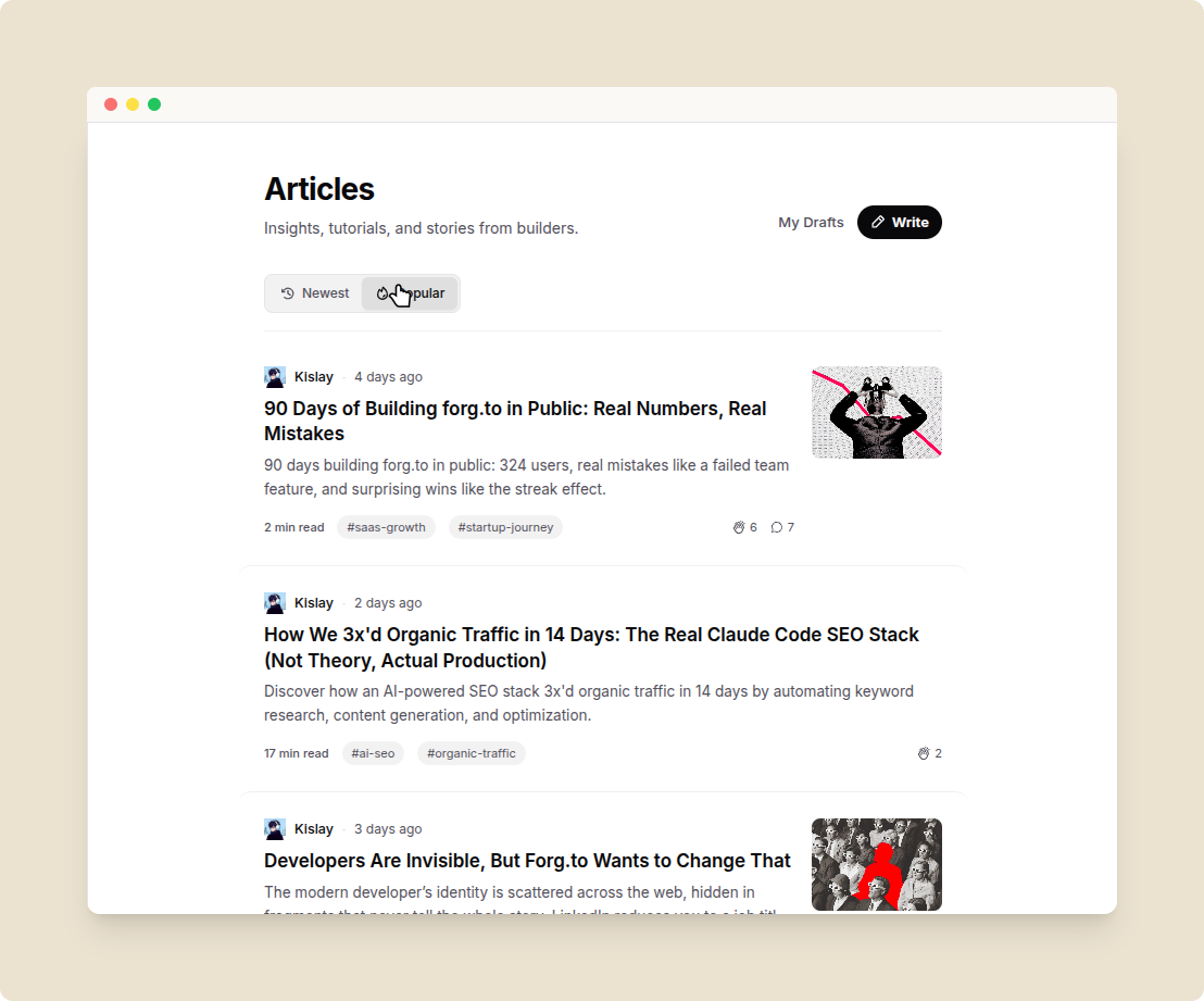 Articles Page