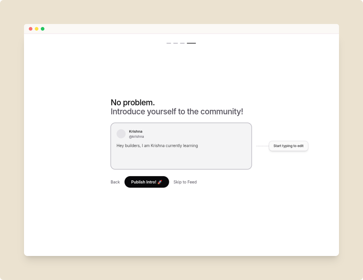 Introduce yourself to the forg community
