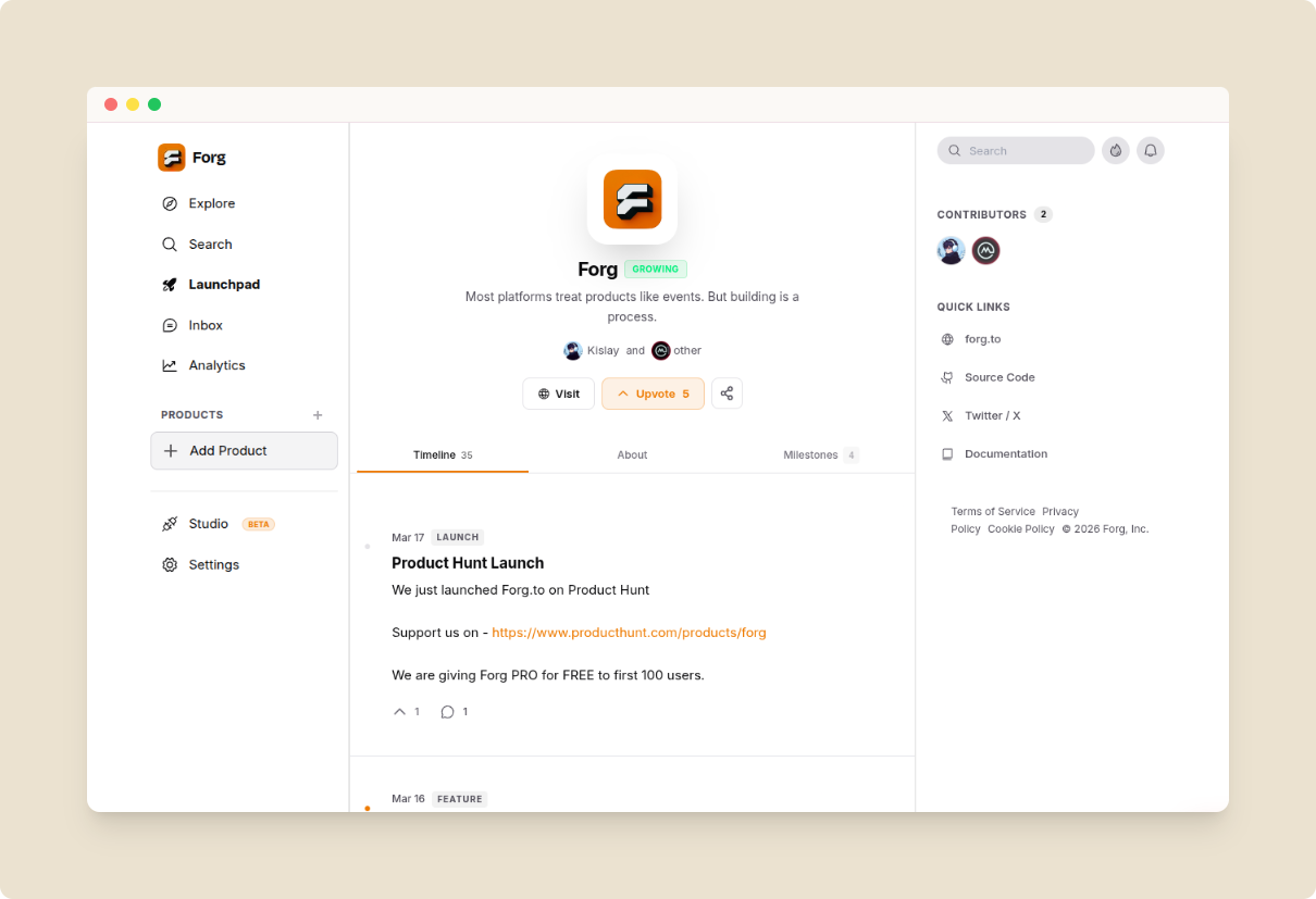 Product Detail Page